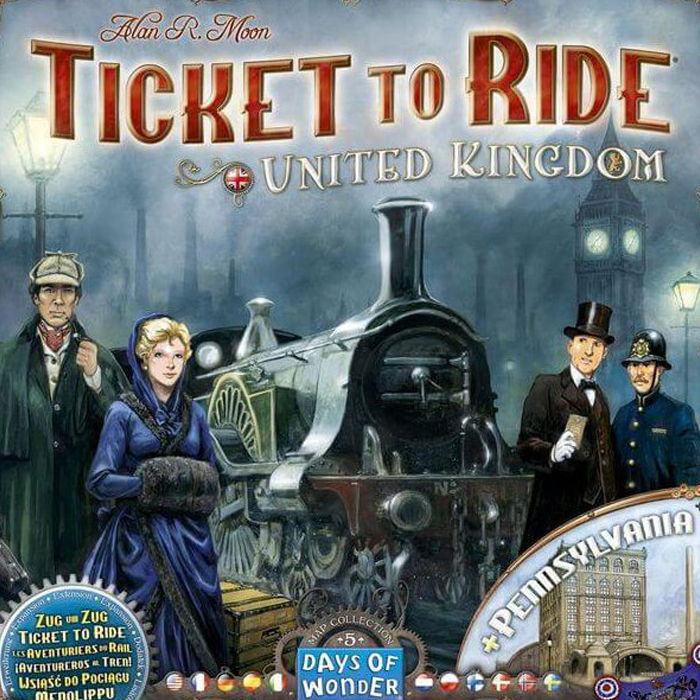 Ticket to ride map collection #5 united kingdom