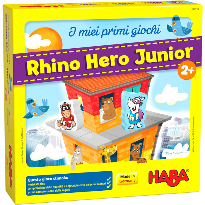 I miei primi giochi Rhino Hero Junior